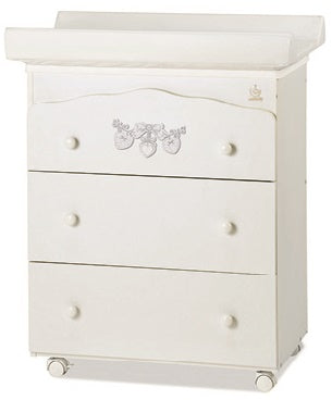 Bagnetto Tre Cassetti Italbaby Romantic Bianco