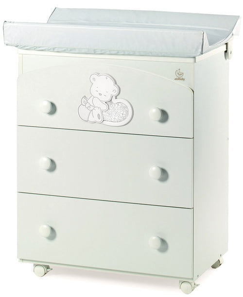 Bagnetto Tre Cassetti Italbaby Love Bianco