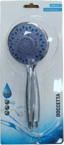 Bagno-Doccetta-Doccino-Soffione-Doccia-Cornetta-Rotondo-Moderno-9x20cm-69056