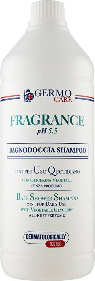 Bagno Doccia Shampoo pH 5.5 senza profumo FRAGRANCE con glicerina Vegetale Bagnoschiuma GERMO Bagnoschiuma Salute e Prevenzione - Barletta, Commerciovirtuoso.it