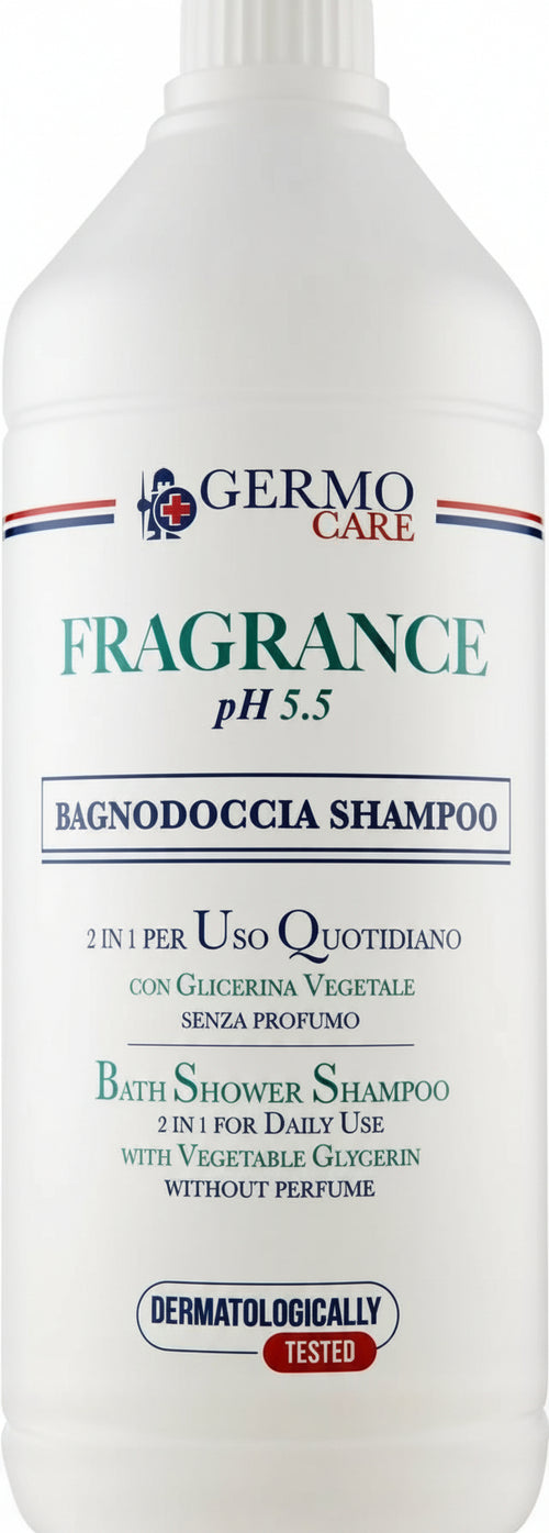 Bagno Doccia Shampoo pH 5.5 senza profumo FRAGRANCE con glicerina Vegetale Bagnoschiuma GERMO Bagnoschiuma Salute e Prevenzione - Barletta, Commerciovirtuoso.it
