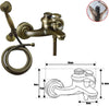 Bagno Miscelatore Esterno Doccia A Parete Doccetta Ottone Rubinetto Vintage Fai da te/Attrezzature per cucine e bagni/Attrezzature per bagni/Rubinetti per lavandini bagno Trade Shop italia - Napoli, Commerciovirtuoso.it
