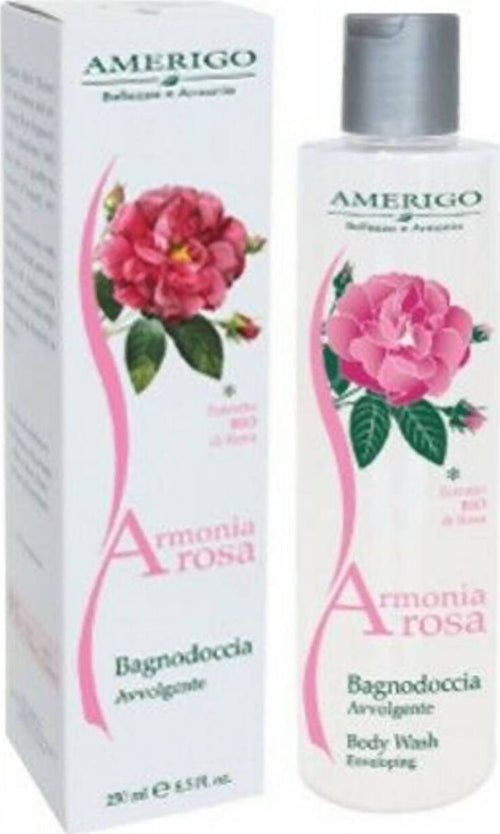 Bagnodoccia Armonia Rosa AMERIGO 250 ml bagnoschiuma profumo di rosa Bagnodoccia Tiziana non solo gioielli - Civitanova Marche, Commerciovirtuoso.it