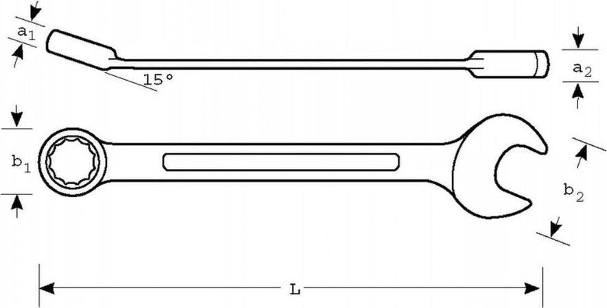 Bahco---CHIAVE-COMBINATA-15X15MM
