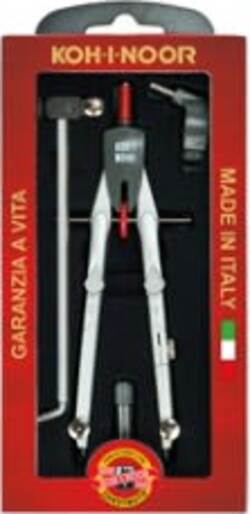Balaustrone Professional - max diametro cerchio 170mm - 4 pezzi - Koh.I.Noor Cancelleria e prodotti per ufficio/Scuola e materiale didattico/Materiale scolastico/Compassi Eurocartuccia - Pavullo, Commerciovirtuoso.it