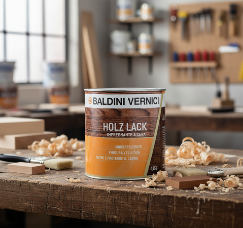 Baldini HOLZ LACK Impregnante a cera Solvente 2,5 lt