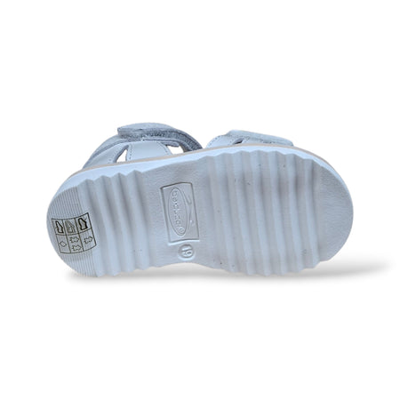 Sandali Tallonati Primi Passi Balducci Cita 6984 Bianco-Multicolor – Pelle con Velcro