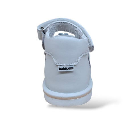 Sandali Tallonati Primi Passi Balducci Cita 6984 Bianco-Multicolor – Pelle con Velcro