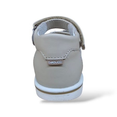 Sandali Tallonati Primi Passi Balducci Cita 7360 Beige – Pelle con Velcro
