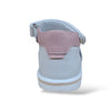 Sandali Tallonati Primi Passi Balducci Cita 7366 Bianco-Rosa – Pelle con Velcro