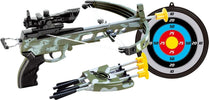 BALESTRA GIOCATTOLO PER BAMBINI CON 4 FRECCE BERSAGLIO E PORTA FRECCE CAMOUFLAGE Sport e tempo libero/Sport/Tiro con l'arco/Archi/Archi standard Trade Shop italia - Napoli, Commerciovirtuoso.it