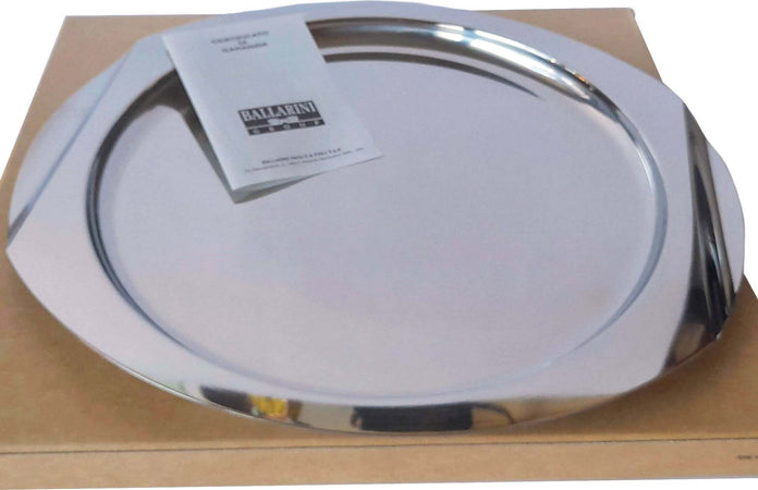 Ballarini Group Vassoio In Acciaio Inossidabile Tondo Lucido Vassoio Elegante E Pratico Da Servizio Diametro 38cm Casa e cucina/Stoviglie/Piatti ciotole e vassoi/Piatti per servire/Vassoi/Vassoi da portata Ideart - Valdilana, Commerciovirtuoso.it