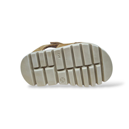 Sandali Tallonati Primi Passi Balocchi Bart 163514 Beige Scuro – Pelle Velcro Bambini