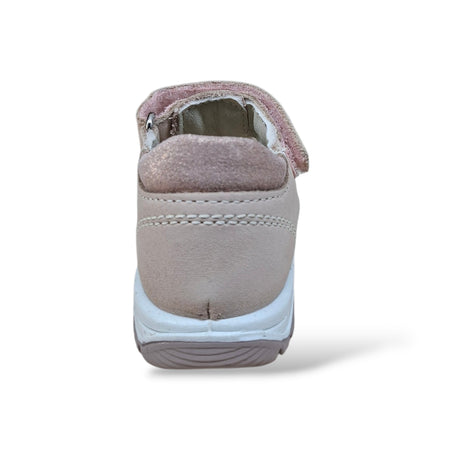 Scarpe Ragnetto Primi Passi Bambine Balocchi Ciciban Teddy Cipria – Pelle Velcro