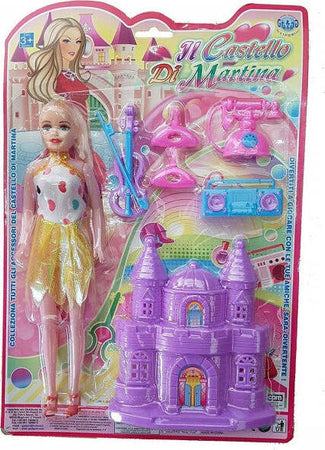 Bambola Martina Castello Violino Principessa Reginetta Per Bambini