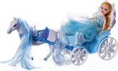 Bambola-Principessa-Con-Carrozza-E-Cavallo-Giocattolo-Per-Bambini-24x13cm