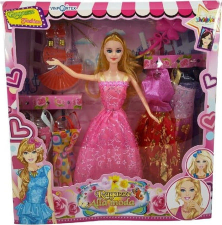 Bambola Ragazza Fashion Con Vari Accessori E Abiti Per Bambine Che Amano La Moda Giochi e giocattoli/Bambole e accessori/Bambole Fashion e accessori/Bambole Fashion Trade Shop italia - Napoli, Commerciovirtuoso.it