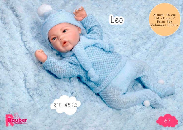 Bambola-Reborn-Rauber-con-Ghettina-e-Sciarpa-46-cm
