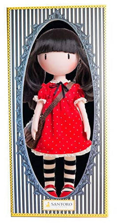 Bambola Santoro Gorjuss 35 Cm Con Arti Snodabili E Abiti in Tessuto Bambolina Profumata Rosa E Miele