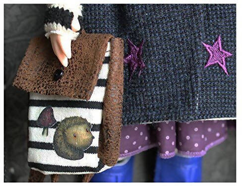 Bambola Santoro Gorjuss Toadstool 32 Cm Bambola Con Vestiti in Tessuto E Arti Snodabili Bambola Profumata