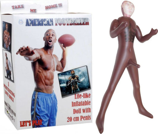 Bambolo Gonfiabile Maschio Uomo Nero Atleta giocatore di FootBall Superdotato 20 Cm American Footballer Love Doll Salute e cura della persona/Erotismo e contraccezione/Sex toys/Bambole sessuali Kondorama - Martinsicuro, Commerciovirtuoso.it
