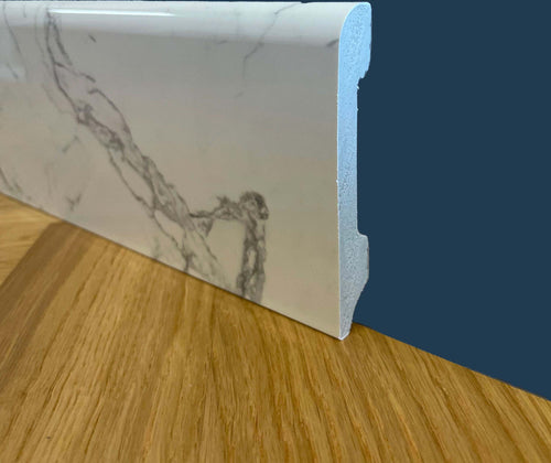 Bancale-da-104ml-di-Battiscopa-BC-Lucido-MARMO-CARRARA-85x14x2000mm-in-POLIMERI