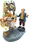 Banco con cibo statuetta in terracotta artigianale per presepe napoletano da h 7 cm Casa e cucina/Decorazioni per interni/Addobbi e decorazioni per ricorrenze/Decorazioni natalizie/Presepi/Statuine e fondali per il presepe MagiediNatale.it - Altamura, Commerciovirtuoso.it