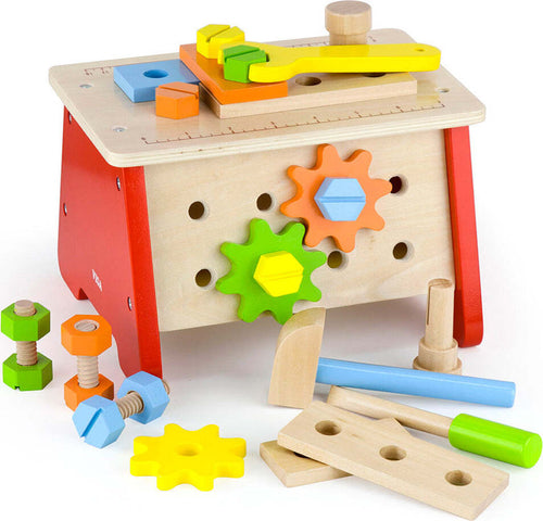Banco-Lavoro-in-Legno-con-accessori-Viga