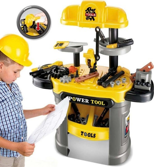 Banco-Lavoro-Per-Bambini-Giocattolo-Con-Attrezzi-Fai-Da-Te-Giochi-Bambino