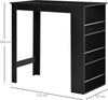 Bancone-da-Cucina-Tavolo-Alto-con-3-Mensole-in-Legno,-Tavolo-da-Bar-Cucina-Arredamento-Moderno-Casa-e-Bar,-112x57x106cm,-Nero-LK9835-390BKLK9
