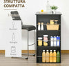 Bancone-da-Cucina-Tavolo-Alto-con-3-Mensole-in-Legno,-Tavolo-da-Bar-Cucina-Arredamento-Moderno-Casa-e-Bar,-112x57x106cm,-Nero-LK9835-390BKLK9