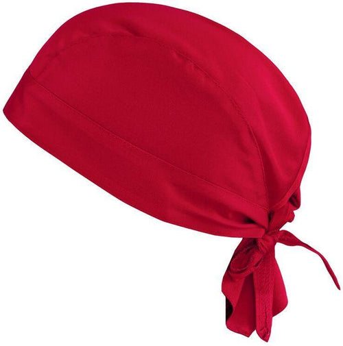 Bandana Cuoco con Inserto Antisudore in Spugna Bandana Chef Rosso