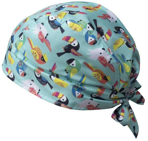 Bandana Medicale Fantasia Tucani Tessuto Antibatterico Bandana Cucina Stampata