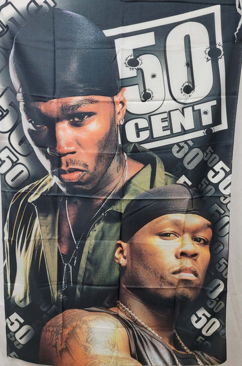 Bandiera 50 cent Casa e cucina/Decorazioni per interni/Arte/Poster e stampe Il Distintivo - Pesaro, Commerciovirtuoso.it