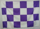 Bandiera a scacchi bianco viola Sport e tempo libero/Fan Shop/Calcio/Bandiere e gagliardetti Il Distintivo - Pesaro, Commerciovirtuoso.it