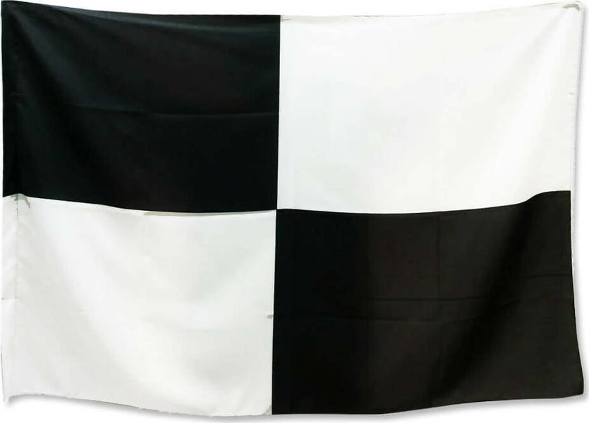 Bandierine A Scacchi Bianco E Nero - 10 Metri, 38 Pezzi, Per Feste E Decorazioni
