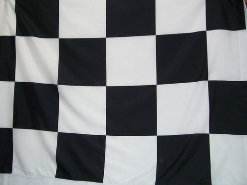 Bandiera a Scacchi Bianconera Sport e tempo libero/Fan Shop/Patio prato e giardino/Bandiere per esterno Il Distintivo - Pesaro, Commerciovirtuoso.it