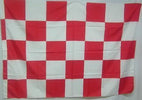 Bandiera a scacchi biancorossa Sport e tempo libero/Fan Shop/Patio prato e giardino/Bandiere per esterno Il Distintivo - Pesaro, Commerciovirtuoso.it
