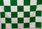 Bandiera a scacchi biancoverde Sport e tempo libero/Fan Shop/Patio prato e giardino/Bandiere per esterno Il Distintivo - Pesaro, Commerciovirtuoso.it