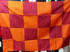 Bandiera a scacchi giallorossa Sport e tempo libero/Fan Shop/Patio prato e giardino/Bandiere per esterno Il Distintivo - Pesaro, Commerciovirtuoso.it