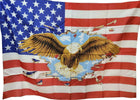 Bandiera Americana U.S.A. Aquila Stati Uniti D' America Usa 100x150 Cm Da Appendere Sport e tempo libero/Fan Shop/Patio prato e giardino/Bandiere per esterno Il Distintivo - Pesaro, Commerciovirtuoso.it