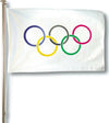 Bandiera Comitato Olimpico Nazionale Italiano C.o.n.i. resistente alle intemperie Sport e tempo libero/Fan Shop/Patio prato e giardino/Bandiere per esterno Il Distintivo - Pesaro, Commerciovirtuoso.it