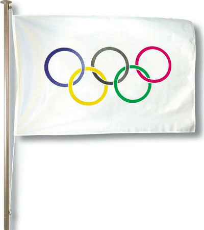 Bandiera Comitato Olimpico Nazionale Italiano C.o.n.i. resistente alle intemperie Sport e tempo libero/Fan Shop/Patio prato e giardino/Bandiere per esterno Il Distintivo - Pesaro, Commerciovirtuoso.it