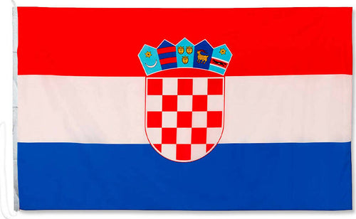 Bandiera Croazia In Poliestere Bandiera 100 X 150cm Bandiera Croata Con Laccetti Laterali O Fodero Per Asta Sport e tempo libero/Fan Shop/Patio prato e giardino/Bandiere per esterno Il Distintivo - Pesaro, Commerciovirtuoso.it