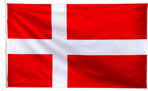 Bandiera Danimarca Bandiera Danese 100 X 150cm Economica In Poliestere Sport e tempo libero/Fan Shop/Patio prato e giardino/Bandiere per esterno Il Distintivo - Pesaro, Commerciovirtuoso.it