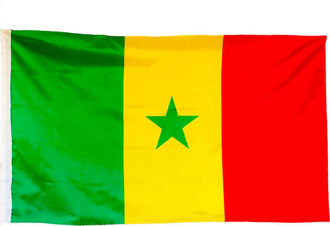 Bandiera Del Senegal Bandiera Senegalese 100 X 150 Cm - Bandiera Nazionale Da Appendere Bandiera In Poliestere Sport e tempo libero/Fan Shop/Patio prato e giardino/Bandiere per esterno Il Distintivo - Pesaro, Commerciovirtuoso.it