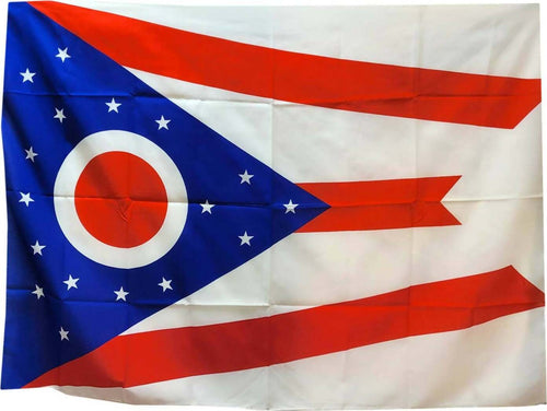 Bandiera Dell' Ohio Oaio Da Appendere 100 X 150 Cm Sport e tempo libero/Fan Shop/Patio prato e giardino/Bandiere per esterno Il Distintivo - Pesaro, Commerciovirtuoso.it