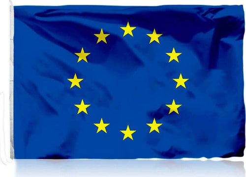 Bandiera Europea Bandiera Dell' Europa Uso Esterno Interno Bandiera Resistente Alle Intemperie Con Doppie Cuciture Perimetrali E Corda per Il Fissaggio Sport e tempo libero/Fan Shop/Patio prato e giardino/Bandiere per esterno Il Distintivo - Pesaro, Commerciovirtuoso.it