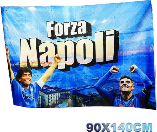 Bandiera-Forza-Napoli-Festa-3-Scudetto-Diego-Armando-Maradona-Dilorenzo-90x140cm