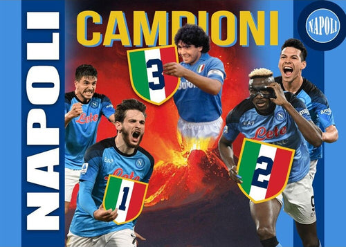 Bandiera Forza Napoli Festa Terzo Scudetto Campioni Maradona Osimhen 90x140 Cm Sport e tempo libero/Fan Shop/Calcio/Bandiere e gagliardetti Trade Shop italia - Napoli, Commerciovirtuoso.it